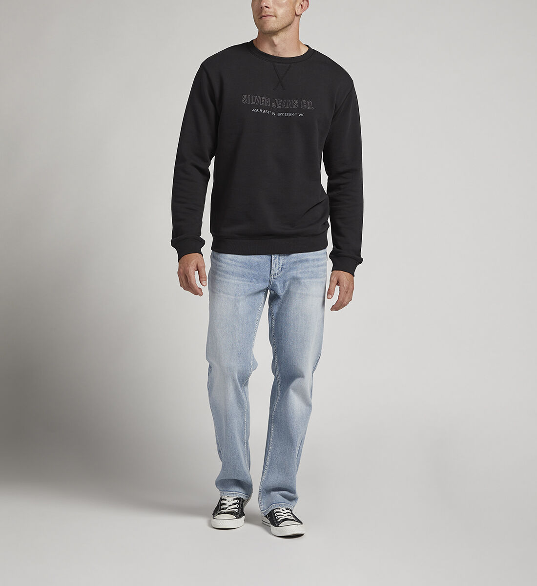 Buy Mens Crewneck Sweatshirt for CAD 68.00 | Silver Jeans CA New