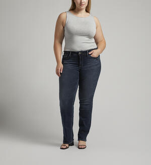 Agnes Orinda Women's Plus Size Mid-rise Curvy Skinny Stretch Denim