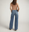 Mid Rise Wide Leg Cargo Jeans, , hi-res image number 1