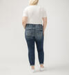 Boyfriend Mid Rise Slim Leg Luxe Stretch Jeans Plus Size, , hi-res image number 1