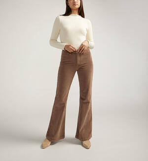 Isbister High Rise Flare Leg Corduroy Pant