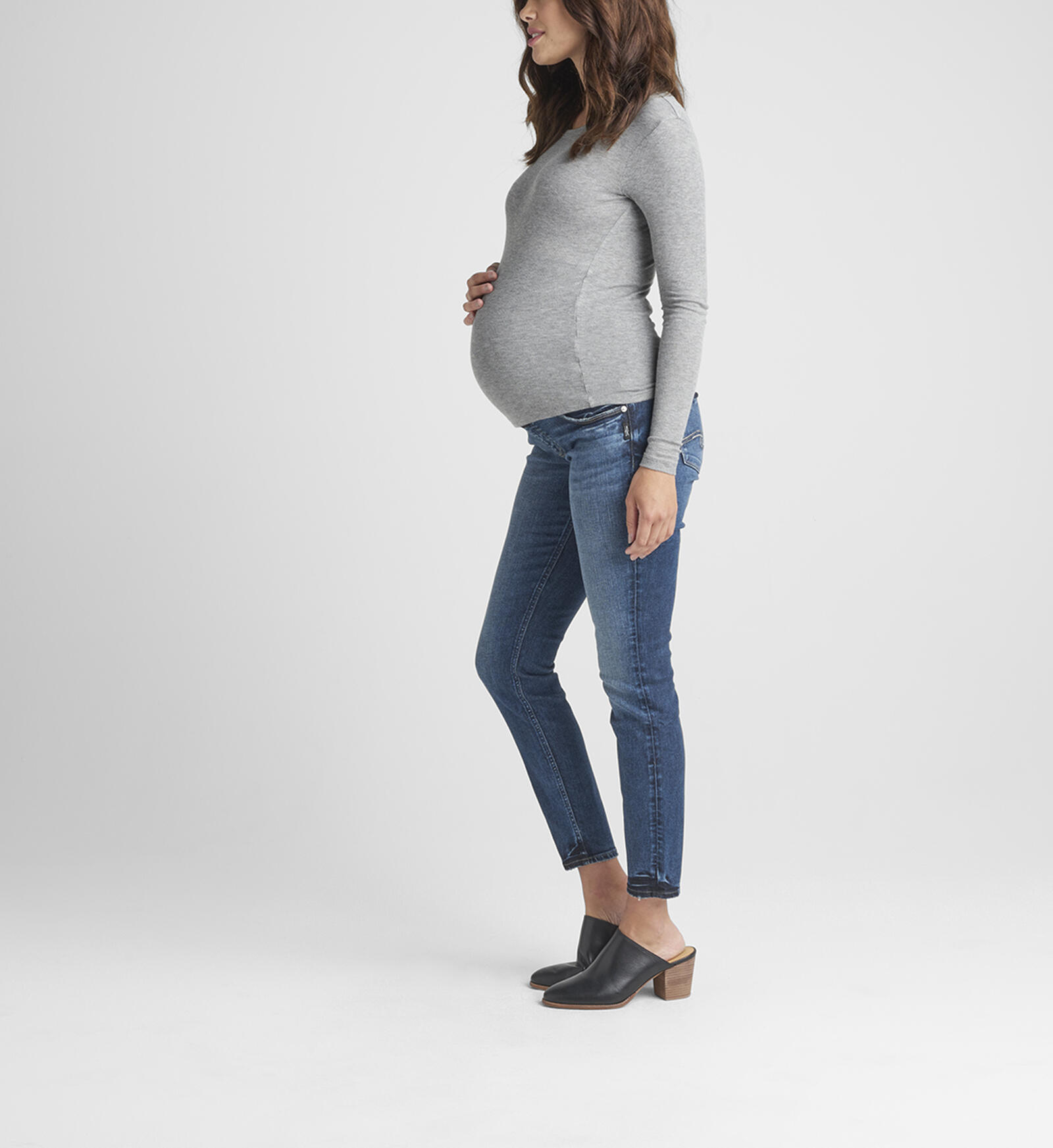 Petite Maternity Clothes Skinny Pregnancy Pants Over Jeans Maternity The  Trousers Elastic Maternity Pants, Blue, Medium : : Clothing, Shoes  & Accessories