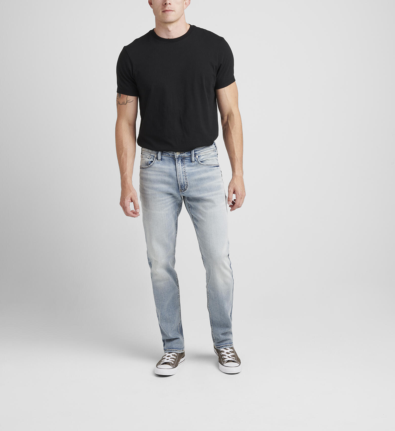 Men's Relaxed Fit Jeans - Tapered Leg
