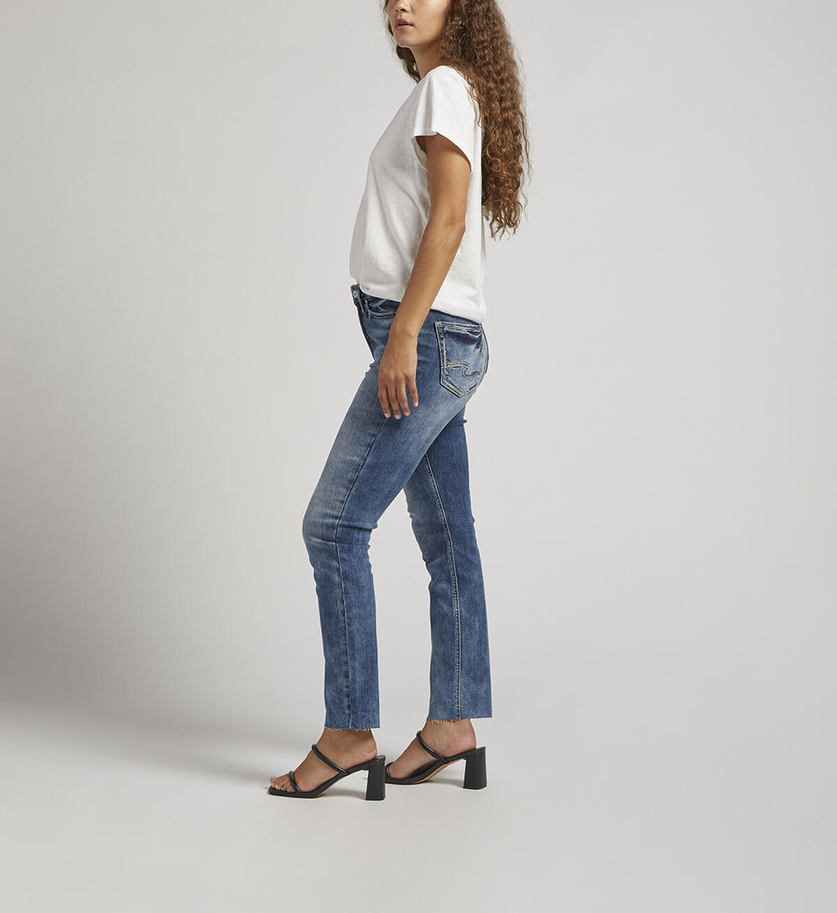 Hello Legs High Rise Slim Straight Jeans, , hi-res image number 2