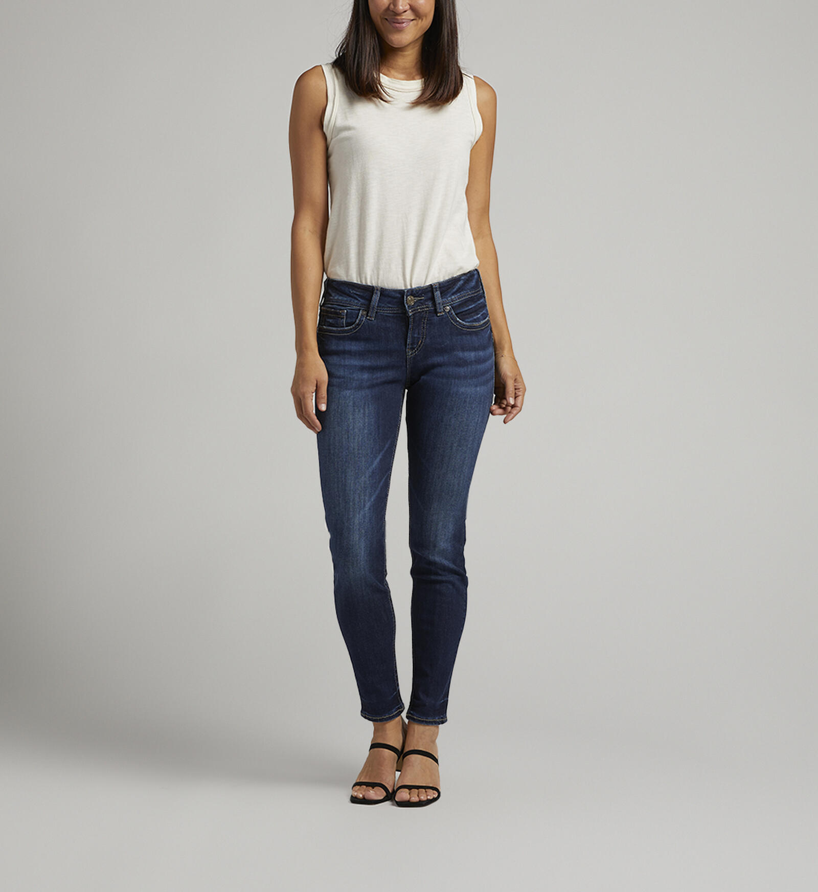 Buy Women's Slim Mid Rise Jeans Online