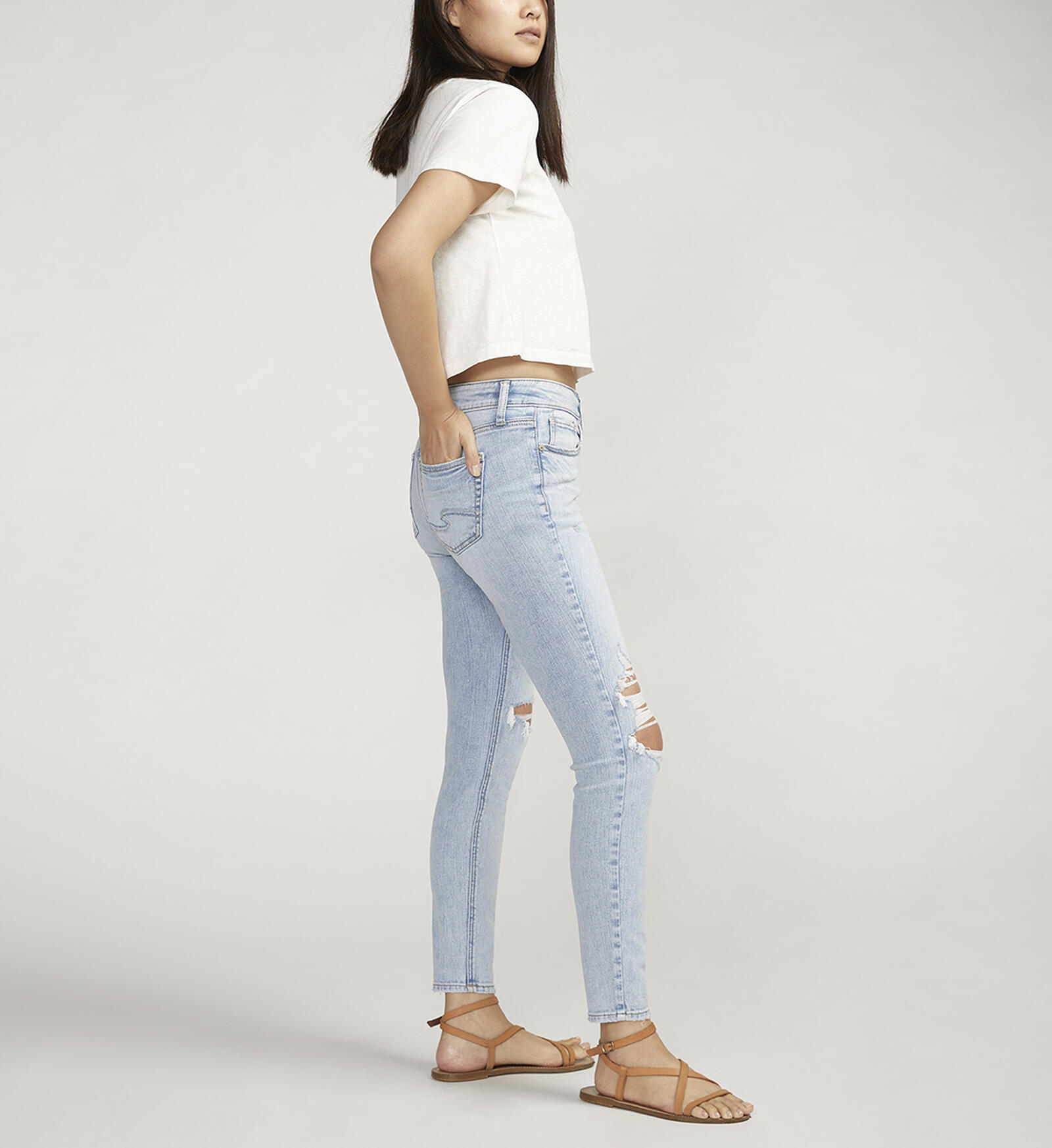 Buy Suki Mid Rise Skinny Crop Jeans for CAD 108.00