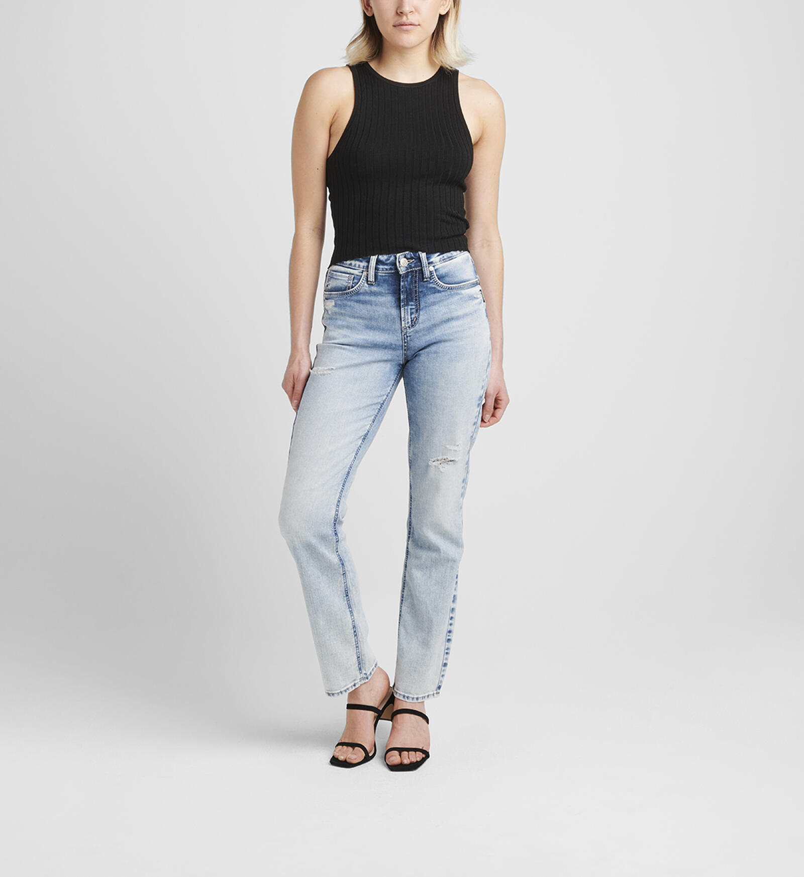 Buy Avery High Rise Straight Leg Jeans for CAD 98.00