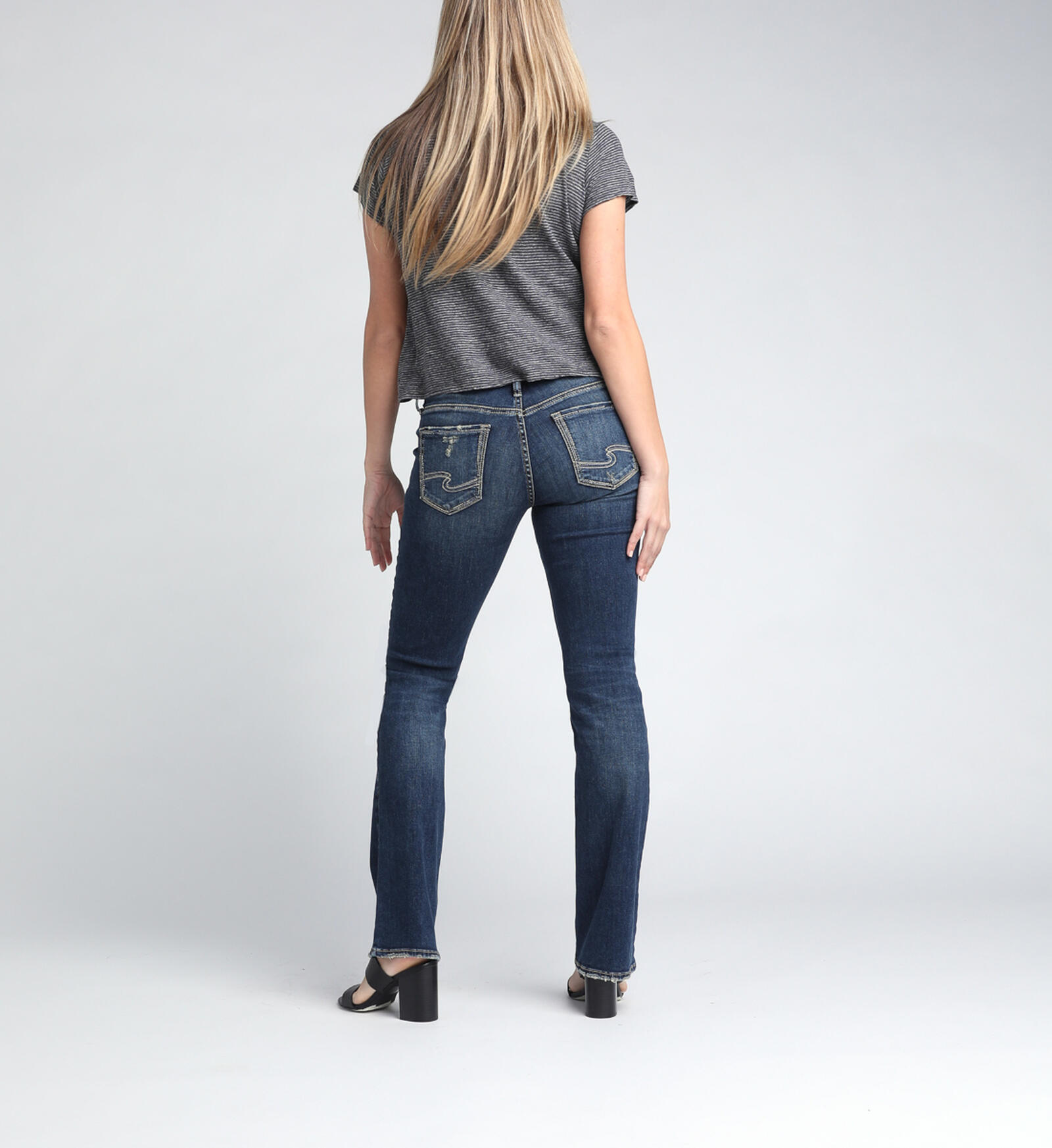 Buy Suki Mid Rise Slim Bootcut Jeans for CAD 109.00 | Silver Jeans CA New